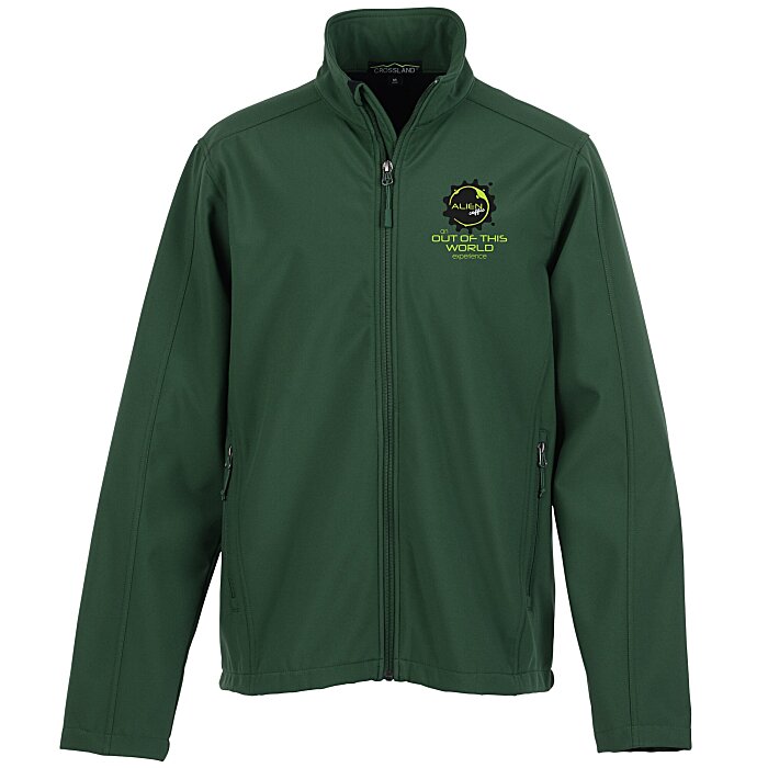 Custom Crossland Soft Shell Jacket - Men's - Full Colour