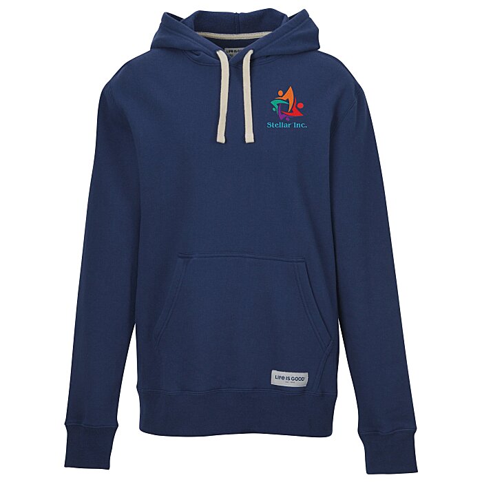 Custom Life is Good Simply True Hoodie - Men's - Embroidered