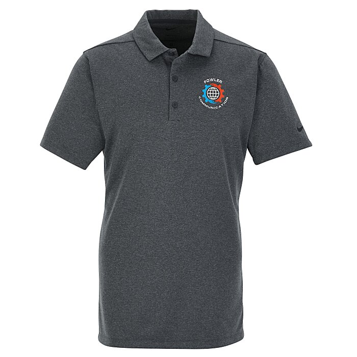 Custom Nike Dri-FIT Smooth Heather Polo - Men's