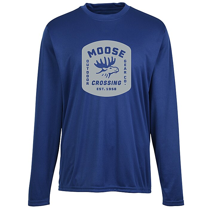 Custom Essential Performance Long Sleeve T-Shirt