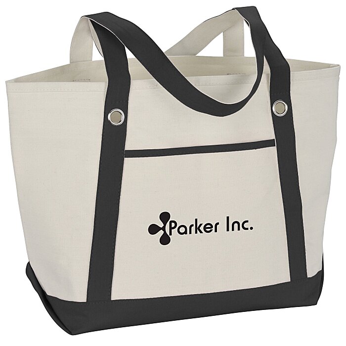 Custom Canvas 12-oz Sailing Tote - 13 inches x 20 1/2 inches
