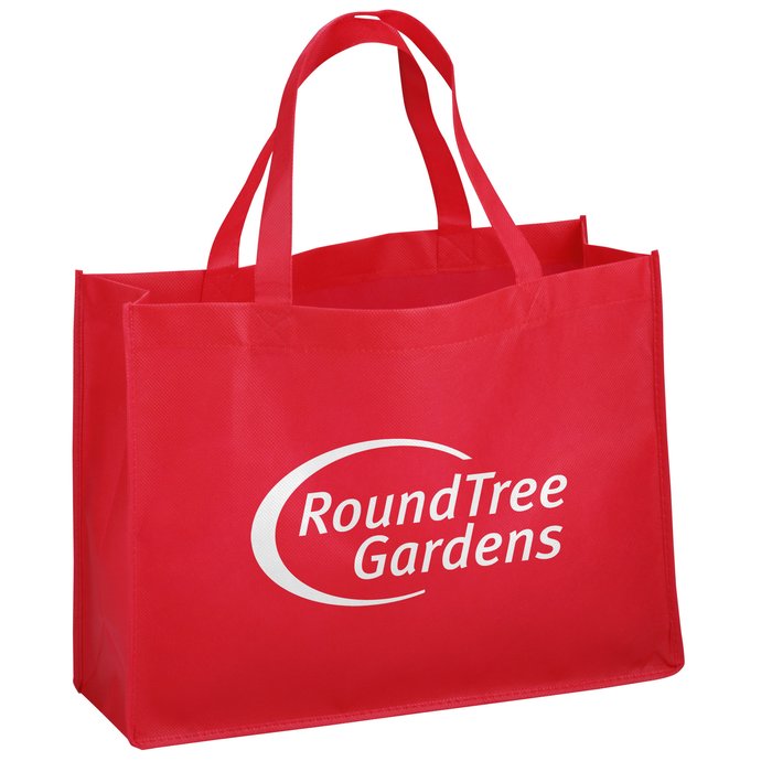Custom Promotional Tote - 12 inches x 16 inches - 18 inches Handles