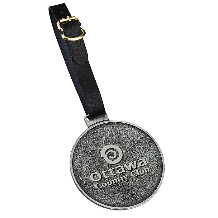 Custom Classic Golf Bag Tag - Round