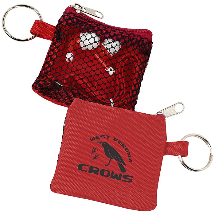Custom Sporty Pouch with Colourful Earbuds