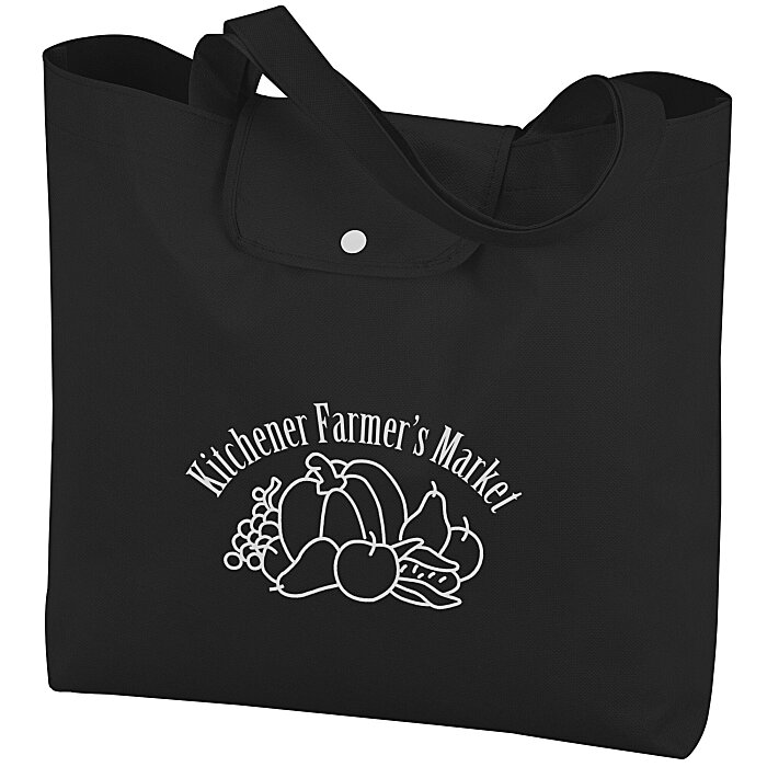 Custom Go Time Folding Non-Woven Tote - 24 hr