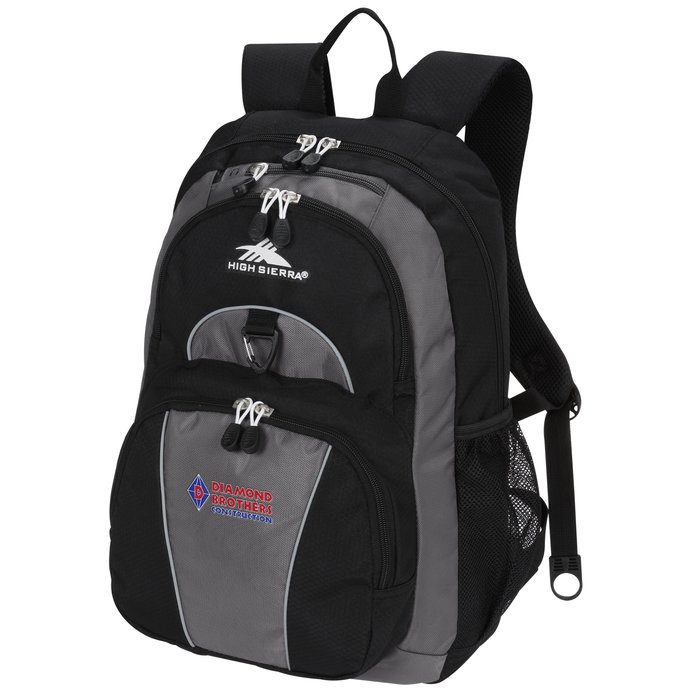Custom High Sierra Enzo Backpack - Embroidered