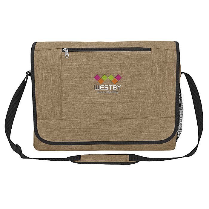 Custom High Line Messenger Bag - Embroidered