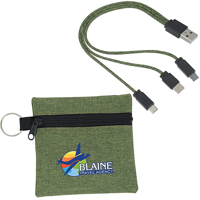 Custom Ridge Line 3-in-1 Cable Pouch