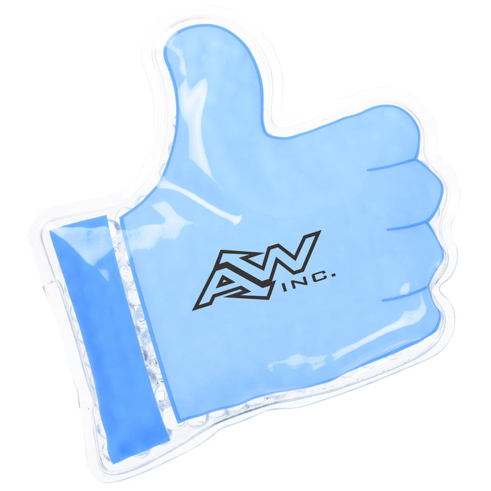 Custom Shaped Mini Aqua Pearls Hot/Cold Pack - Thumbs Up
