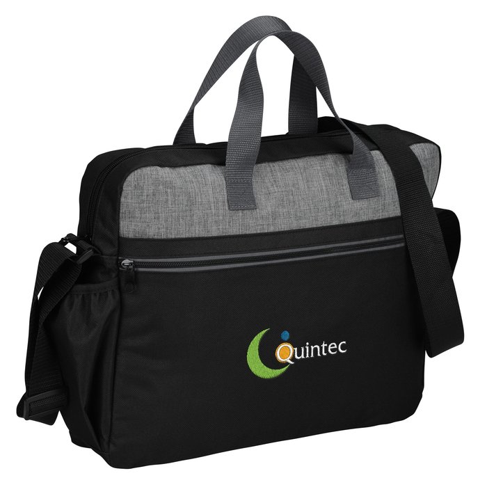 Custom Portland Laptop Briefcase Bag - Embroidered