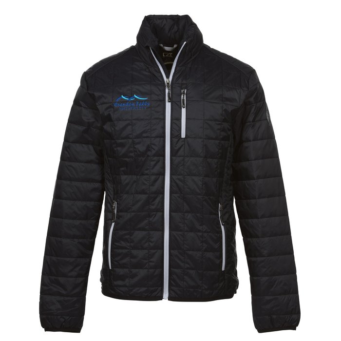 Custom Cutter & Buck Rainier Packable Jacket - Men's