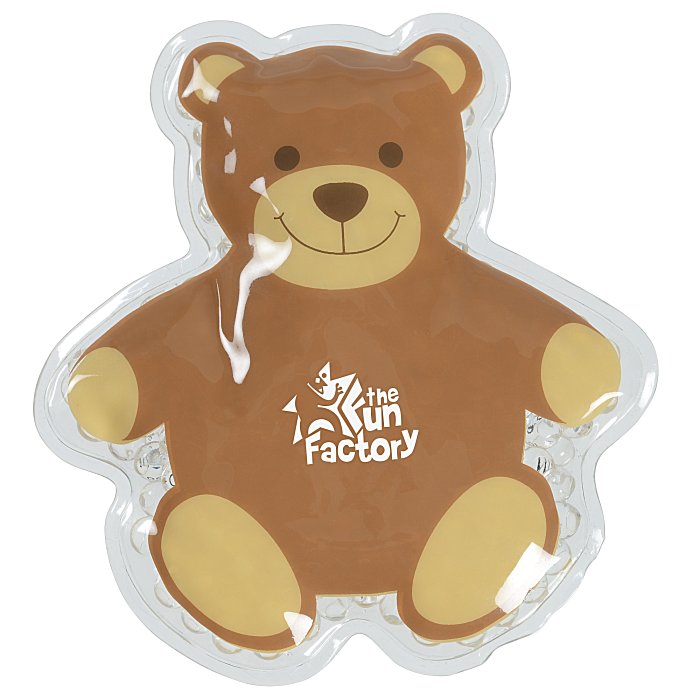 Custom Shaped Mini Aqua Pearls Hot/Cold Pack - Teddy Bear