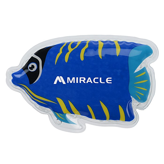 Custom Shaped Mini Aqua Pearls Hot/Cold Pack - Tropical Fish