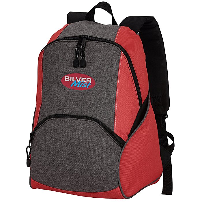 Custom On-the-Move Heathered Backpack - Embroidered