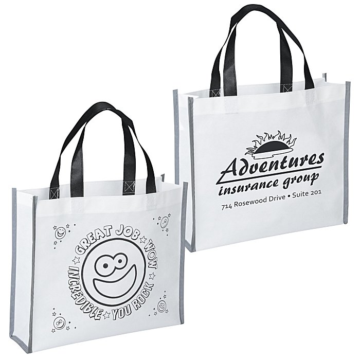 Custom Super Kid Colouring Tote Set