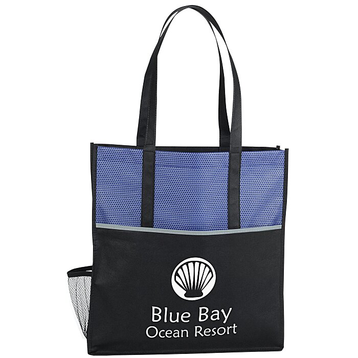 Custom Xander Mesh Print Pocket Tote