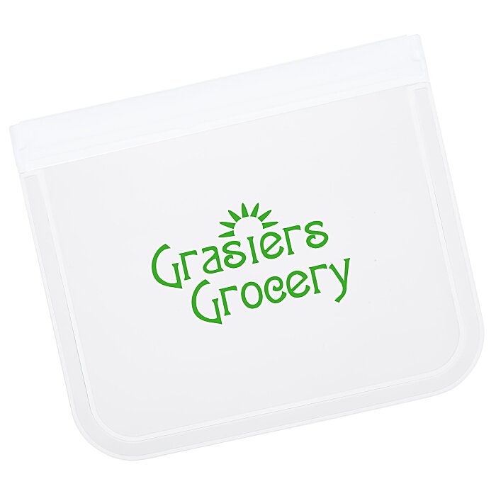 Custom SlipZip Reusable Food Storage Bag - Small