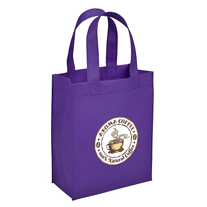 Custom Spree Shopping Tote - 10 inches x 8 inches - Full Colour