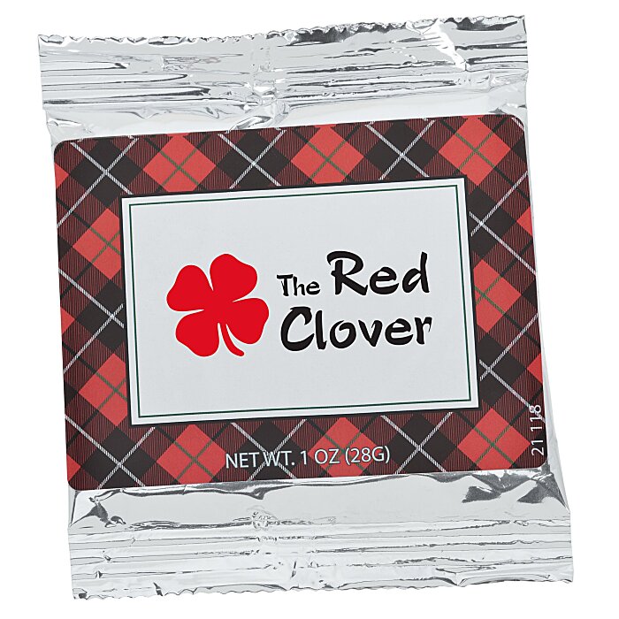 Custom Hot Chocolate Pouch - Plaid