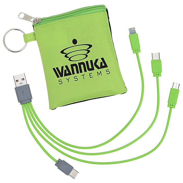 Custom Connecting Charging Cable USB-C Pouch