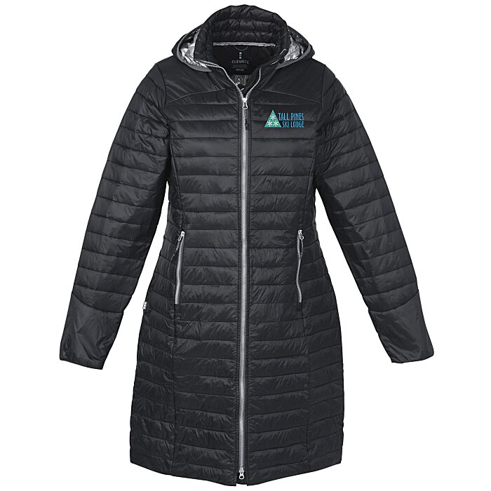 Custom Silverton Long Packable Insulated Jacket - Ladies'