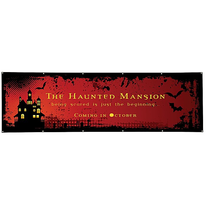 Custom Value Outdoor Banner - 3 feet x 10 feet - 24 hr