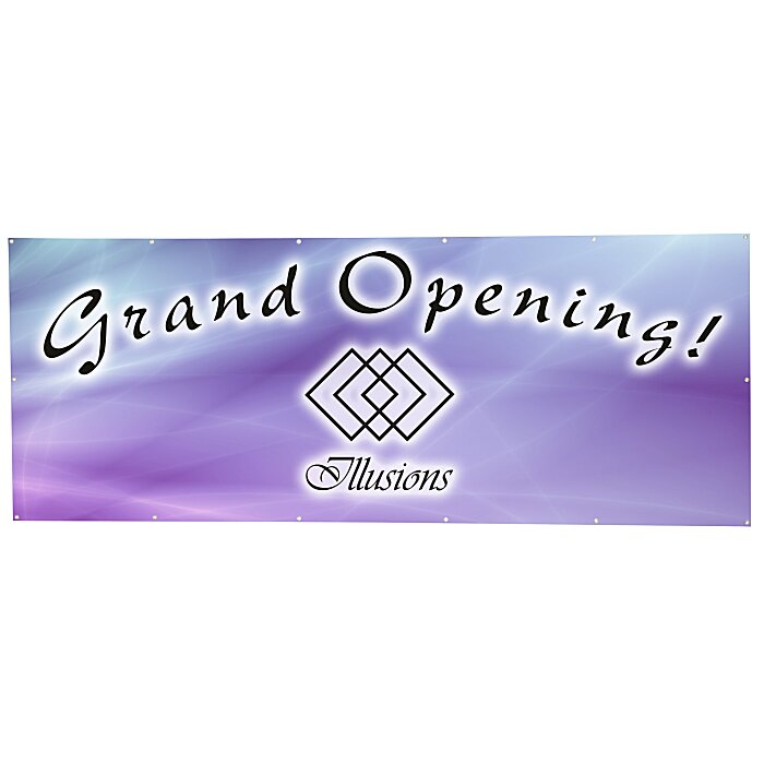 Custom Value Outdoor Banner - 4 feet x 10 feet - 24 hr