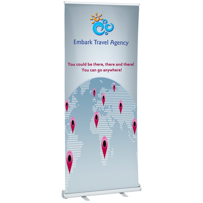 Custom Value Retractable Banner Display - 33 1/2 inches