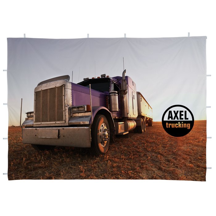 Custom Standard 10-foot Event Tent - Tent Wall - One Sided - Full Colour