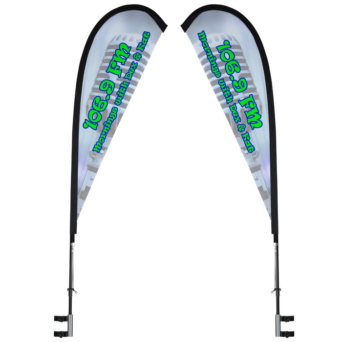 Custom Premium 10' x 15' Event Tent - Sail Sign Banner - Two Sided