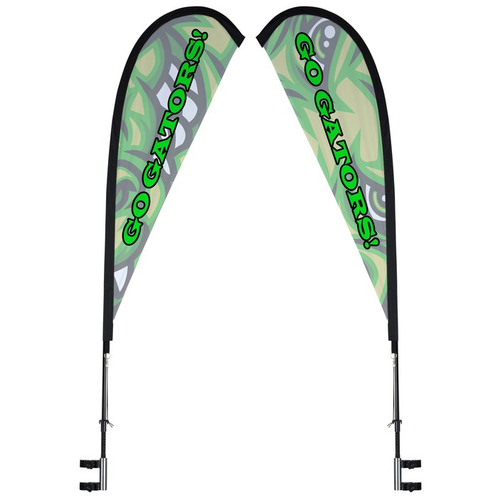 Custom Premium 10' Event Tent - Sail Sign Banner - Two Sided