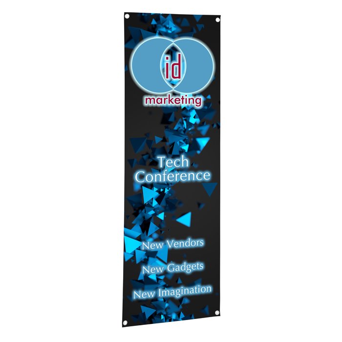 Custom FrameWorx Banner Stand - 23 1/2 inches - Replacement Graphic - Two Sided