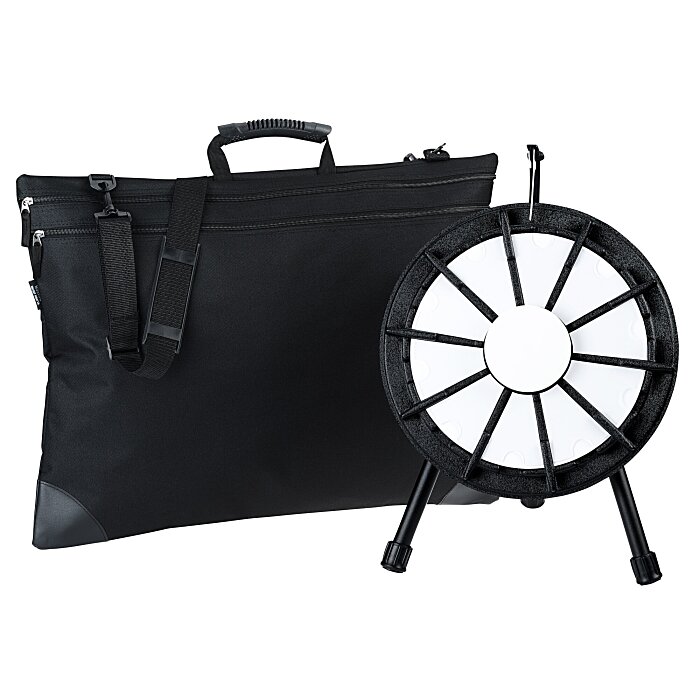 Custom Micro Tabletop Prize Wheel with Case - Blank