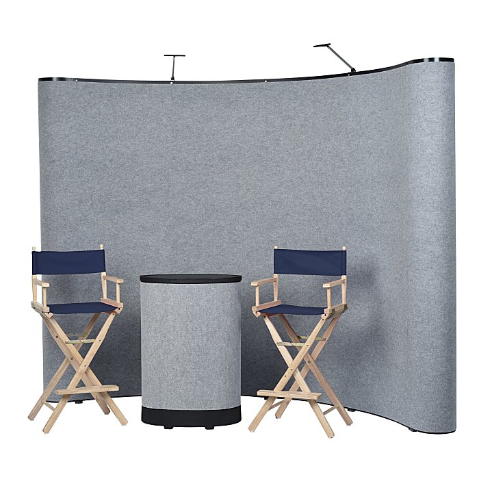 Custom Deluxe Curved Floor Display Kit - Blank