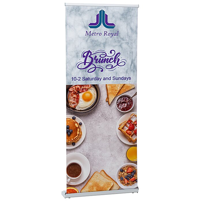 Custom Stratus Retractable Banner Display - 31 1/2 inches