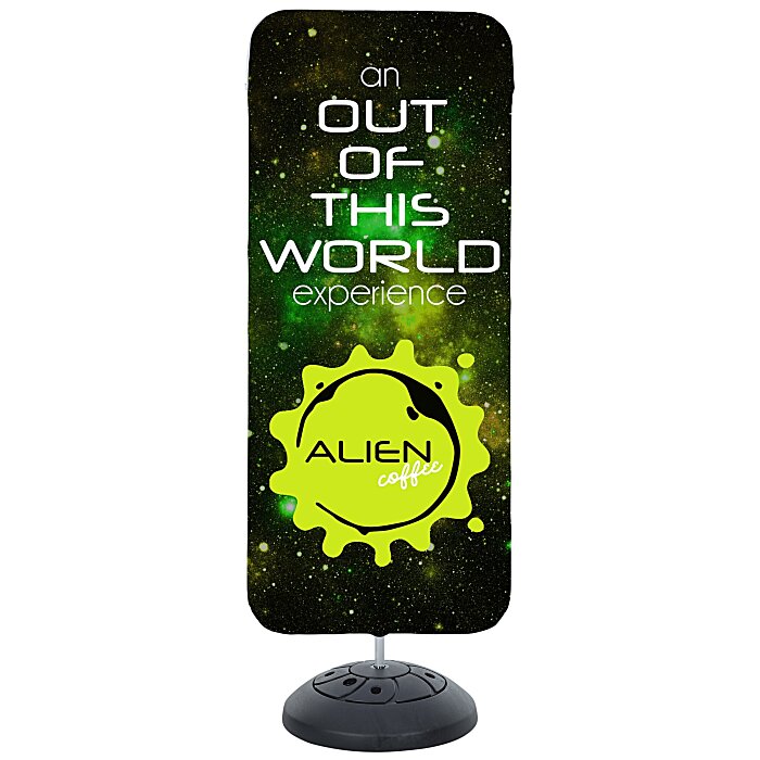 Custom Eurofit Swivel Sign - Rectangular - 89 3/4 inches x 33 1/2 inches