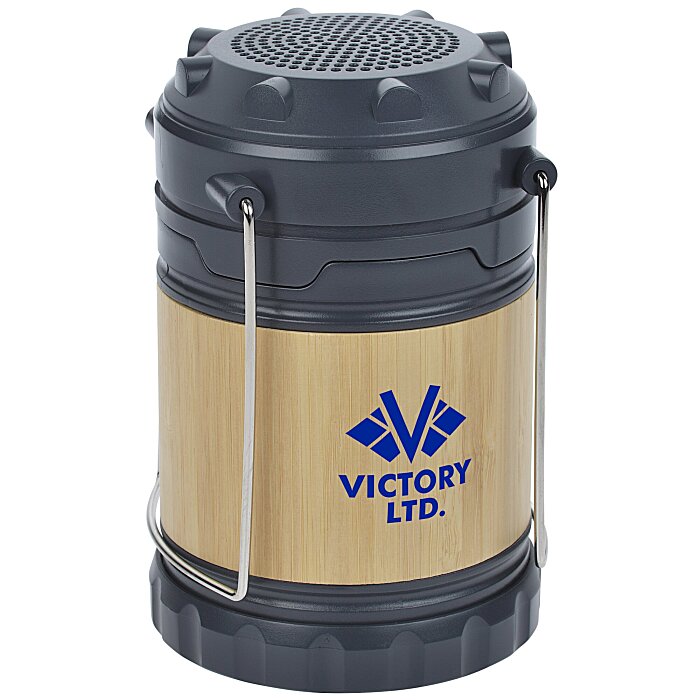 Custom Bamboo Pop Up Lantern with Bluetooth Speaker