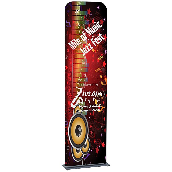 Custom EuroFit Banner Stand - 7 1/2 feet x 2 feet