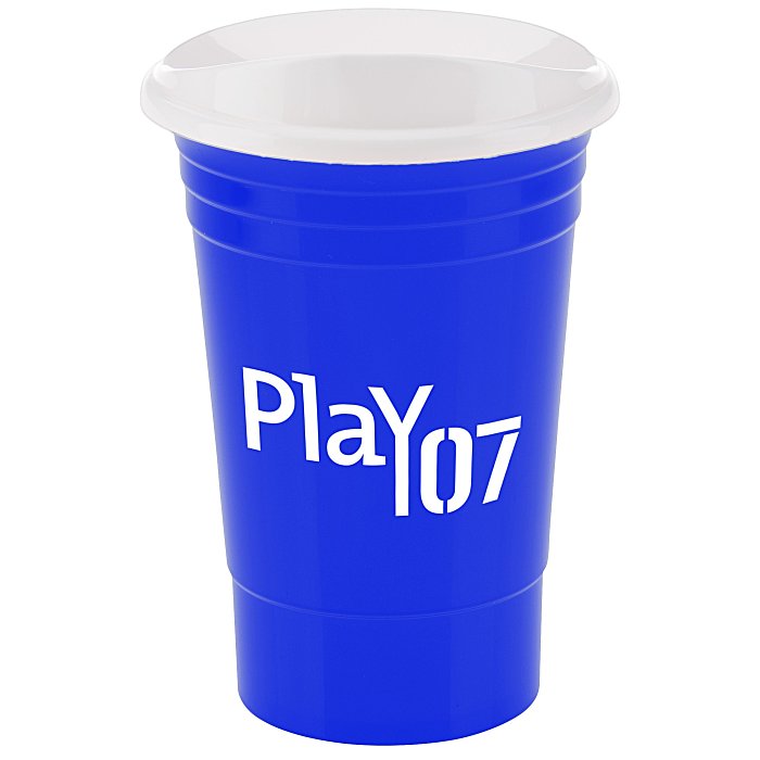 Custom The Party Travel Cup with Lid - 16 oz