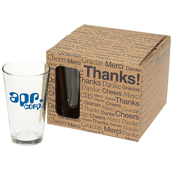 Custom Brew Pub Glass Set