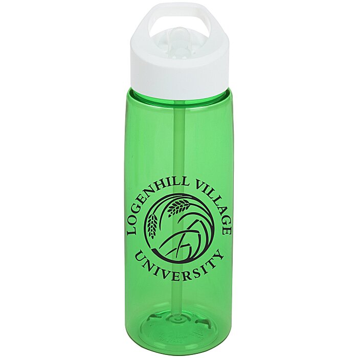 Custom Flair Sport Bottle with Flip Straw Lid - 26 oz