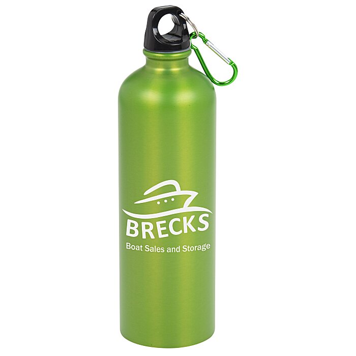 Custom Stainless Steel Water Bottle - 25 oz. - Matte - 24 hr