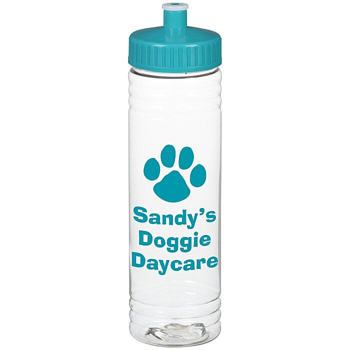 Custom Clear Impact Halcyon Water Bottle - 24 oz