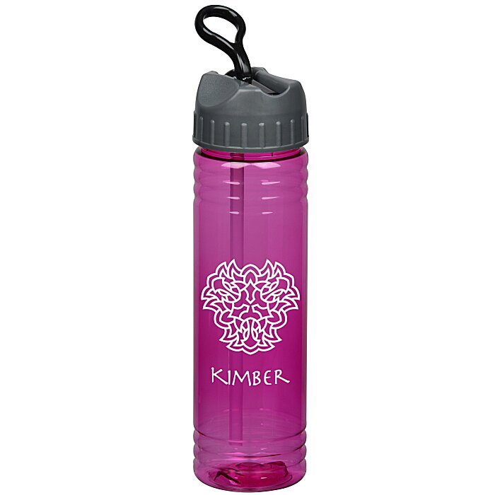 Custom Halcyon Water Bottle with Sport Lid - 24 oz