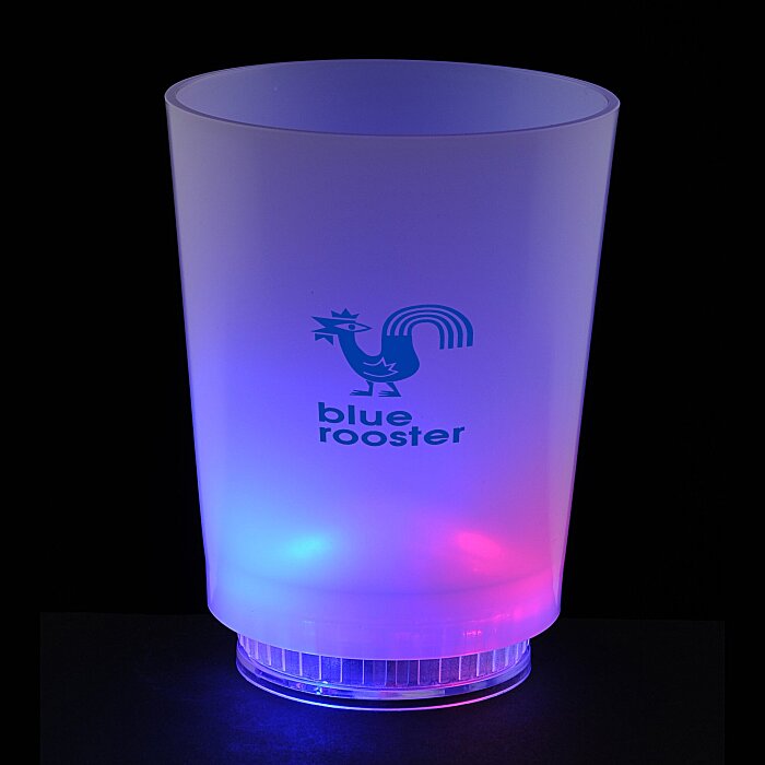 Custom Light-Up Frosted Glass - 11 oz. - Multicolour