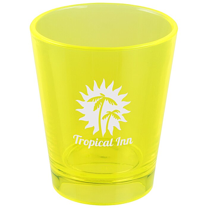 Custom UV Reactive Glow Shot Glass - 1.5 oz.