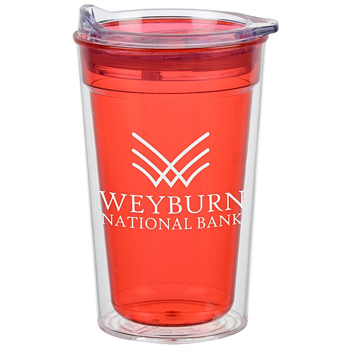 Custom Sentinel Travel Tumbler - 14 oz - Translucent
