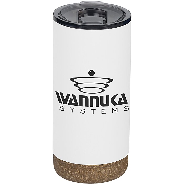 Custom Wellington Vacuum Tumbler with Cork Bottom - 16 oz