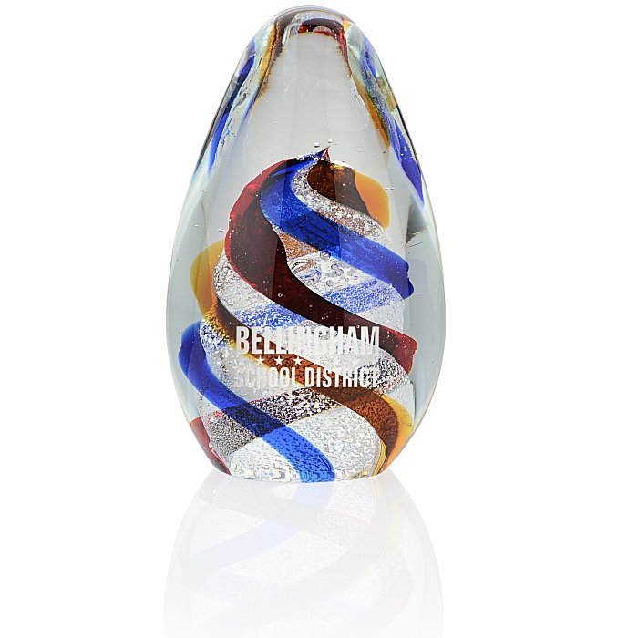 Custom Zenith Art Glass Award