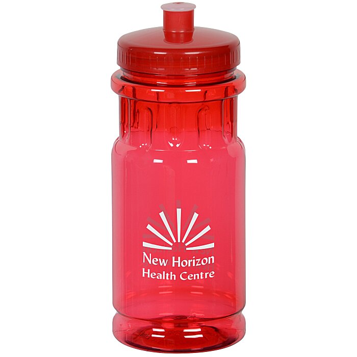 Custom Shoreline Water Bottle - 20 ounces - Translucent